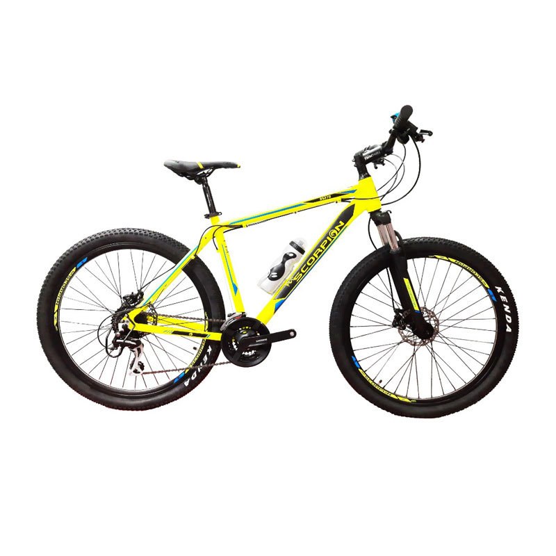 دوچرخه کوهستان برند اسکورپیون مدل RS270 سایز 27.5 رنگ زرد