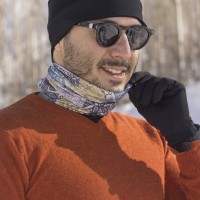 دستمال سر و گردن تیداسان مدل ریشه در خاک Teadasun
