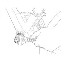 آچار توپی تنه دوچرخه برند تاپیک مدل CARTRIDGE BOTTOM BRACKET TOOL 